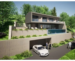 Istria, Krasica – Villa esclusiva con piscina e vista mozzafiato in vendita