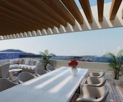 Penthouse na sprzedaż z panoramicznym widokiem na morze w Chorwacji