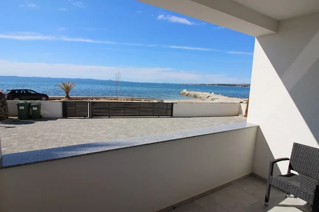 Lato sud, prima fila sul mare, piano terra