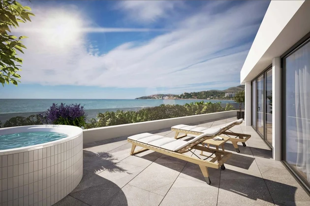 Luxury apartment for sale with sea view in Opatija in Croatia