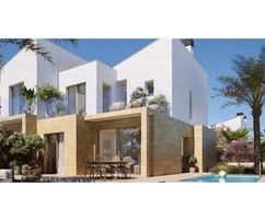 Maisons de ville 3 chambres avec terrasses et piscines