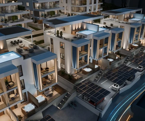 Penthouse mit Pool und Meerblick zu verkaufen in Kroatien