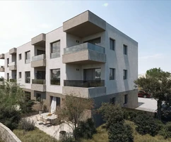 Vodice - Appartement deux pièces S10 avec vue sur la mer, deuxième étage, construction neuve