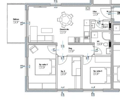 Istrien, Tar: Moderne Dreizimmerwohnung mit Pool
