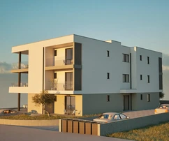 Tribunj, Adriai Gyöngy 1, apartamento de dos dormitorios con piscina y vista al mar