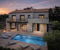 NOUVELLE VILLA DE LUXE AVEC VUE SUR LA MER DANS UN EMPLACEMENT ATTRACTIF, À 200 M DE LA PLAGE !