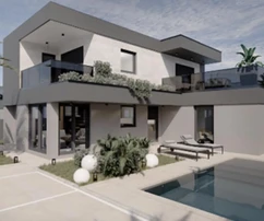 Casa moderna con piscina en venta en Medulin, Istria, Croacia