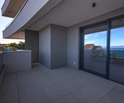 Lovran, exkluzív új építésű ingatlan panorámás tengeri kilátással