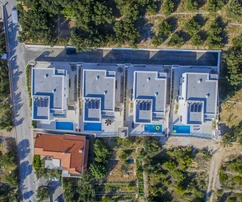 Вилла с панорамным видом на море на продажу в Хорватии