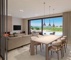 Kaštelirben medencés ikerház eladó Horvátországban