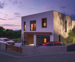 Moderní vila na prodej v Primoštenu v Chorvatsku