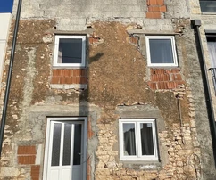 Istrie, Kaštelir, maison mitoyenne avec vue sur la mer à vendre