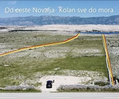 Víceúčelový pozemek poblíž krásných pláží, Novalja, ostrov Pag