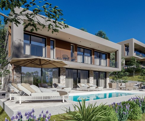 Luxury villas with sea view near Trogir