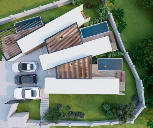 Istrien, Marčana: Modulare häuser mit pool