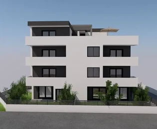 Trogir, 1-bedroom apartment 47 m2 on the ground floor + garden 52 m2, new building, parking