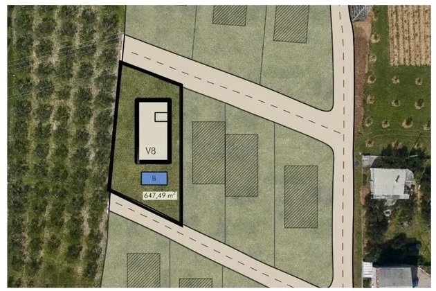 Kaštel Novi, Rudine, building land 647 m2