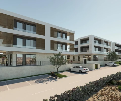 Zadar, Vinjerac, appartement deux pièces C5, vue sur la mer, 2e étage