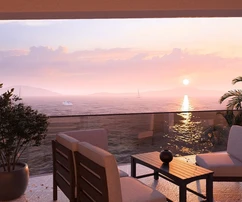 Penthouse for sale with rooftop terrace in Okrug in Croatia