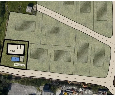 Kaštel Novi, Rudine, Baugrundstück 570 m2