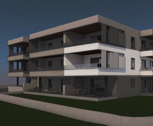 Tengerre néző lakás eladó Vodicében