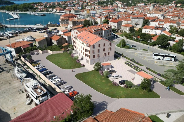 Grad Cres, Centro, appartamento con due camere da letto in ottima posizione, NUOVA COSTRUZIONE