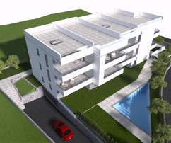 Nowe mieszkania z basenem i widokiem na morze na Čiovo