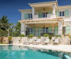 Nähe Poreč: Bezaubernde steinvilla mit moderner eleganz
