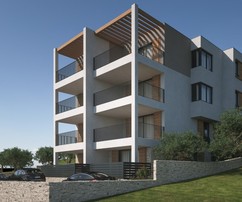 Murter szigetén, közvetlenül a tengerparton található apartmanok eladók