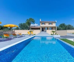 Fažana, Istrien: Exklusive Villa mit atemberaubendem Meerblick und Pool