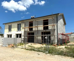 SEMI-DETACHED HOUSE IN ROH BAU PHASE, IN A QUIET LOCATION!