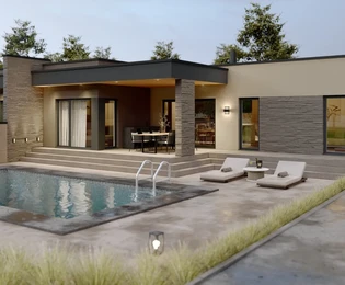 MODERNA DVOJNA PRIZEMNICA S BAZENOM - SAVRŠENA KOMBINACIJA LUKSUZA I PRIRODE