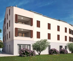 Cres város, központ, háromszobás lakás tetőterasszal, ÚJ ÉPÍTÉS