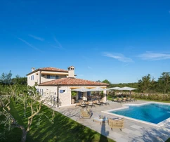 Istrie, Kanfanar - Superbe villa avec piscine privée et équipements de loisirs