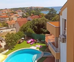 Immeuble d'appartements avec piscine, Istrie, Medulin