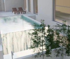 Apartment with heated pool for sale in Omiš Pisak in Croatia