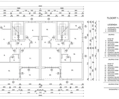 Istrie, Poreč, třípokojový byt v novostavbě s výhledem na moře, čistá užitková plocha 112,47 m²