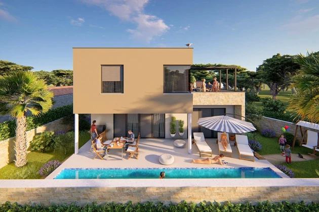 Villa con piscina in vendita a Ližnjan in Croazia