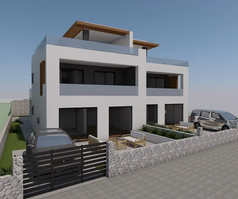 Casa bifamiliare in vendita a Tribunj su quattro piani in Croazia