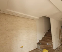 Villa bifamiliare in fase di lavori finali