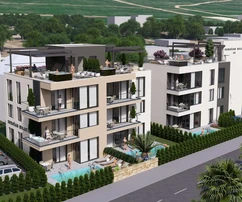 Apartamento de cuatro dormitorios en venta en Sukošan, justo en la costa de Croacia