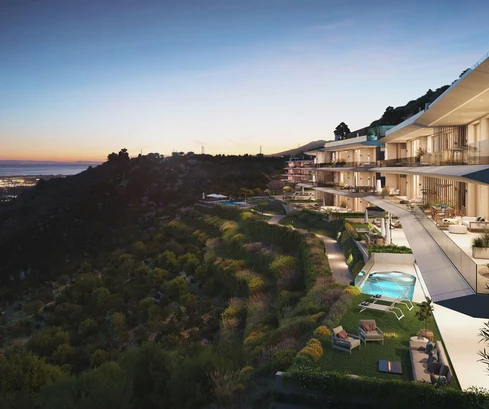 Residenza di lusso con vista mare a Benahavís