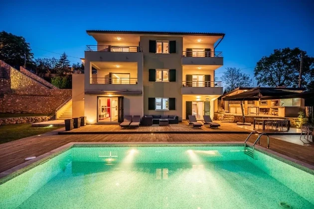 Opatija : Lenyűgöző tengerre néző villa