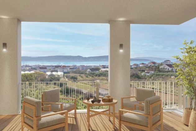 Trogir, Seget Donji, appartement de deux pièces au quatrième étage avec une surface utile nette de 90 m², S8, C