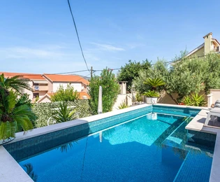 Poolside home for sale in Čiovo Okrug Gornji in Croatia