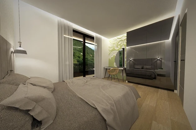 Opatija, Ičići, appartamento di lusso in una nuova costruzione esclusiva, vista panoramica sul mare A5