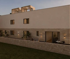 Luxury apartment 60 m from the sea, 75m², terrace with sea view, 1 parking space, Mandre, Pag