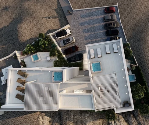 Čiovo, Okrug G., penthouse s výhledem na moře a střešní terasou 70 m2