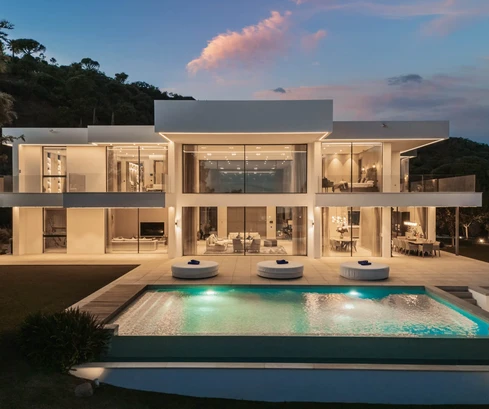 Elegante Villa mit Meerblick in Benahavís