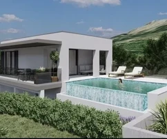 Podstrana, 170 m2-es önálló ház kerttel és 18,44 m2-es úszómedencével